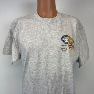 Santa Barbara Police Shield T Shirt Mens Size L Grey California